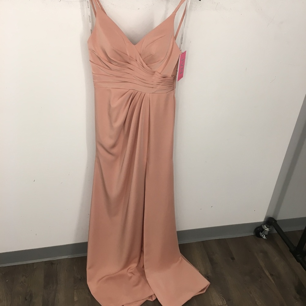 NWT Prom Gown 50428 by Jovani in Blush Size 4 - Picture 3 of 7
